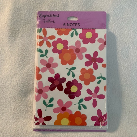Hallmark Expressions note cards-set of 5 packs blank inside 3 1/2 x 5 1/2 - Picture 2 of 11